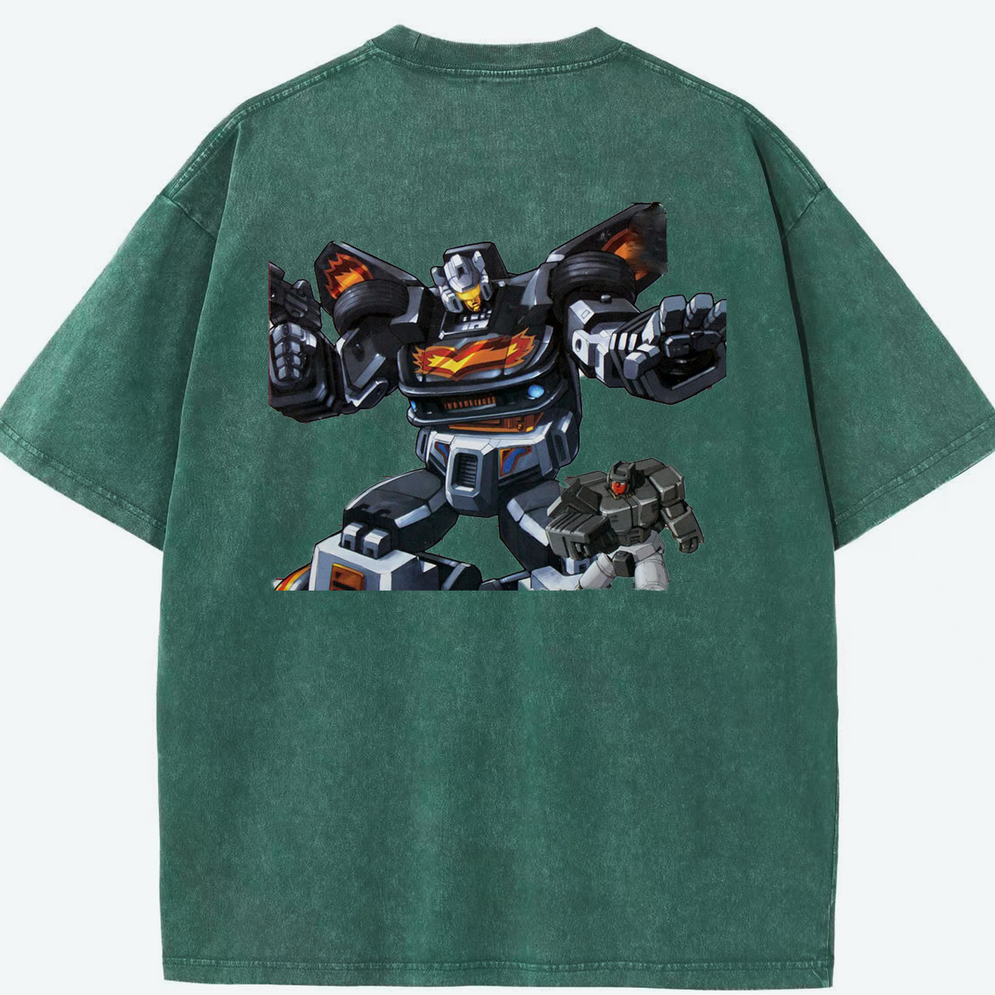 （画像用）  綿100% ヴィンテージ風 半袖Tシャツ（背面プリント）